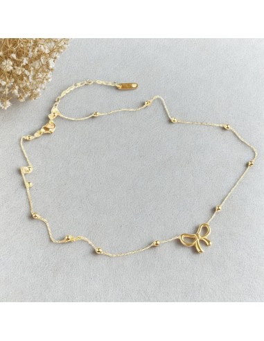 Collar lazo Isis en acero inoxidable para equilibrio femenino, protección espiritual y armonía interior