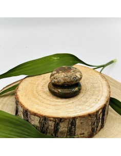 Riolite rolada plana 3 a 4 cm pedra natural