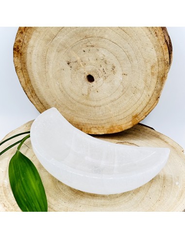 Taça de selenite lua para purificação profunda, elevação vibracional e conexão com os ciclos lunares