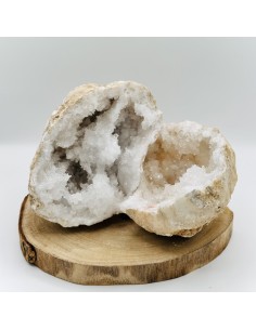 GEODO DE CUARZO EM PAR 1,5 A 2KG