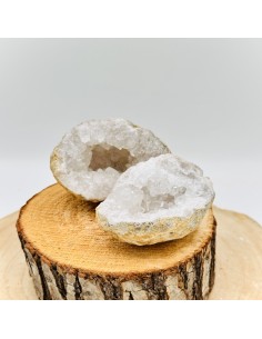 Geodo de quartzo em par 6 a 7 cm pedras naturais