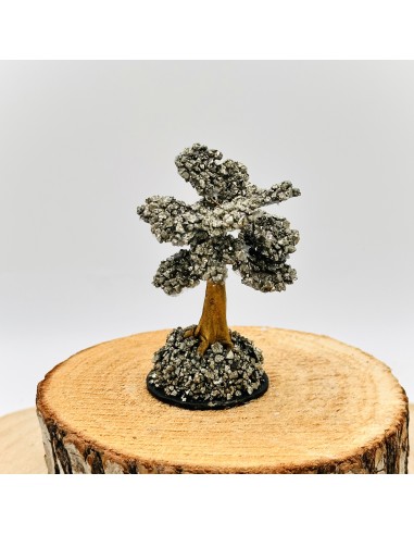 Bonsai de pirita para prosperidad consciente, fortalecimiento del poder personal y activación de la energía de la abundancia