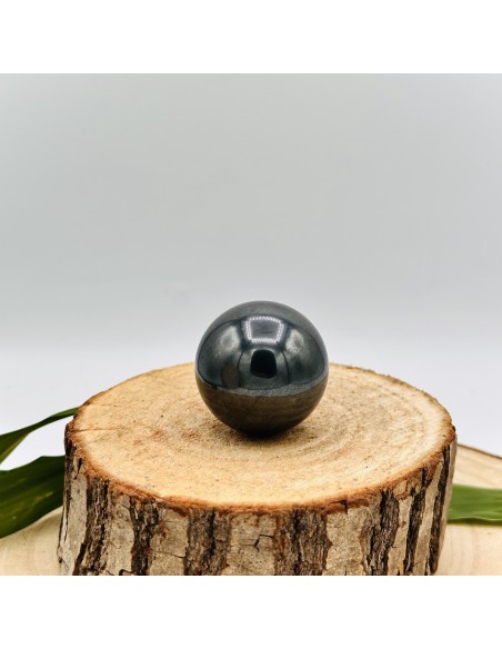 Esfera de hematite 3 a 4 cm pedra natural de proteção