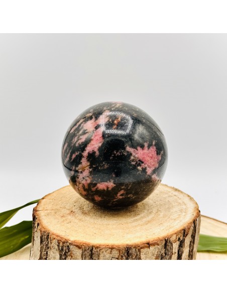 Esfera de rodonite 5 a 6 cm pedra natural