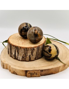 Esfera de septária 4 cm pedra natural 2