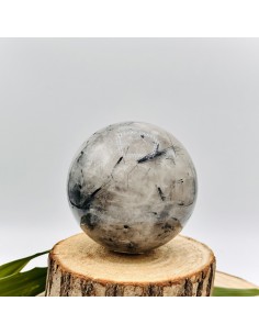 ESFERA DE CUARZO CON TURMALINA 1.130KG 2