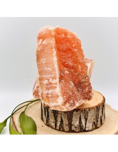 Selenite laranja em bruto 8 a 9 cm pedra natural