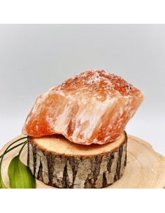 Selenite laranja em bruto 8 a 9 cm pedra natural 2