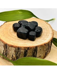 Ónix Negro rolado para proteção, força e estabilidade energética