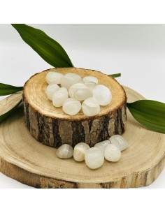 Ónix branco rolado 1 a 2 cm pedra natural