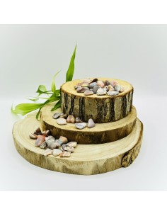 Ágata rosa rodada para dulzura emocional, armonía interior y equilibrio vibracional