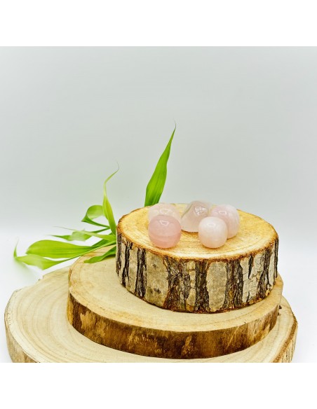 Quartzo Rosa rolado para amor, cura emocional e harmonia interior