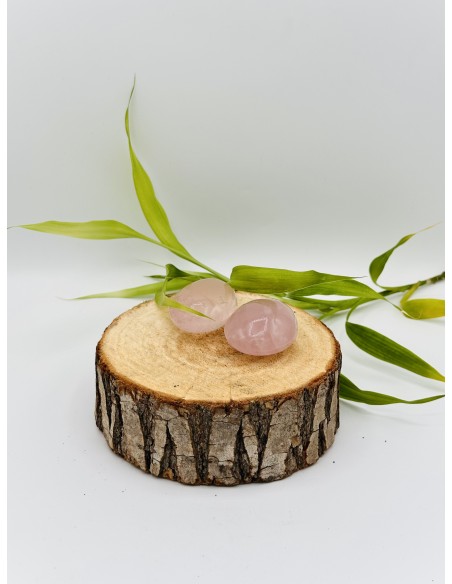 Quartzo rosa sabonete 4 a 5 cm para amor próprio, acolhimento emocional e equilíbrio vibracional