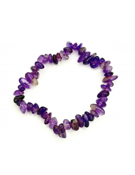 Pulseira de ametista chevron 8mm pedra natural