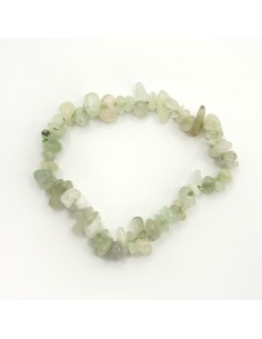Pulseira de jade verde chip pedra natural