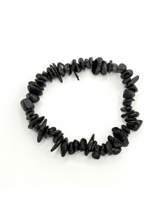 PULSERA DE CHIP TURMALINA NEGRA
