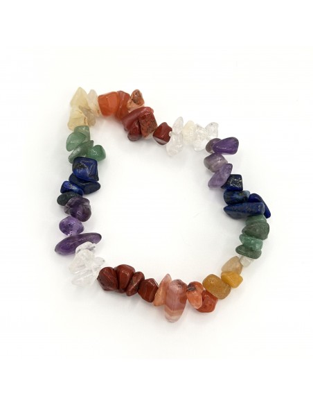 Pulsera 7 chakras chip para equilibrio vibracional, alineación energética y armonía interior