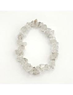 Pulseira de quartzo cristal chip pedra natural