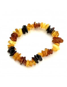 PULSERA ÁMBAR MULTICOLOR CHIP