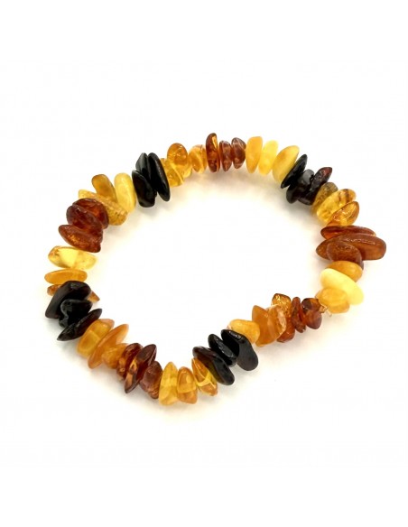 PULSERA ÁMBAR MULTICOLOR CHIP
