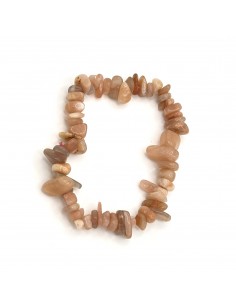 Pulseira de pedra do sol chip pedra natural