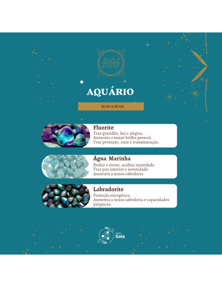 KIT TENDA GAIA SIGNO ACUÁRIO ♒