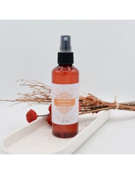 Spray de Vitalidade e Prosperidade Tenda Gaia 100ml — energia, abundância e motivação em cada pulverização.