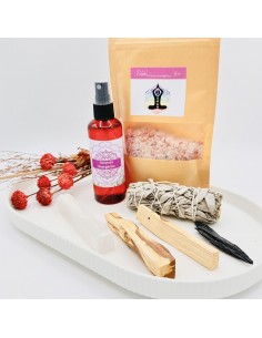 Kit de limpieza energética Tenda Gaia para purificación profunda, protección energética y renovación del campo vibracional.