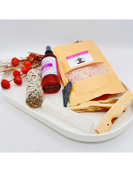 Kit de limpieza energética Tenda Gaia para purificación profunda, protección energética y renovación del campo vibracional.