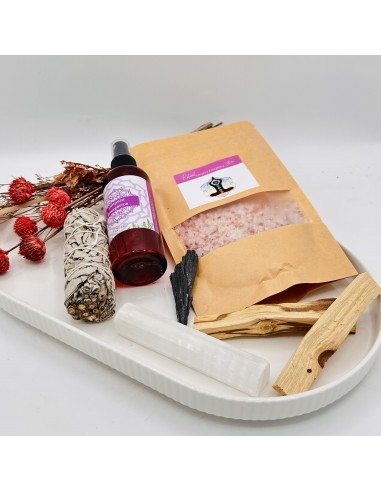 Kit de limpieza energética Tenda Gaia para purificación profunda, protección energética y renovación del campo vibracional.