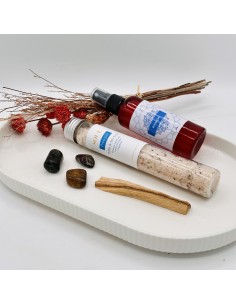 Kit de proteção completa Tenda Gaia XL para criação de um escudo energético forte, limpeza profunda e enraizamento seguro.