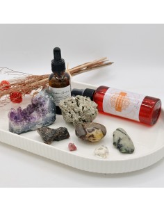 Kit de prosperidad completo Tenda Gaia con cristales para abundancia