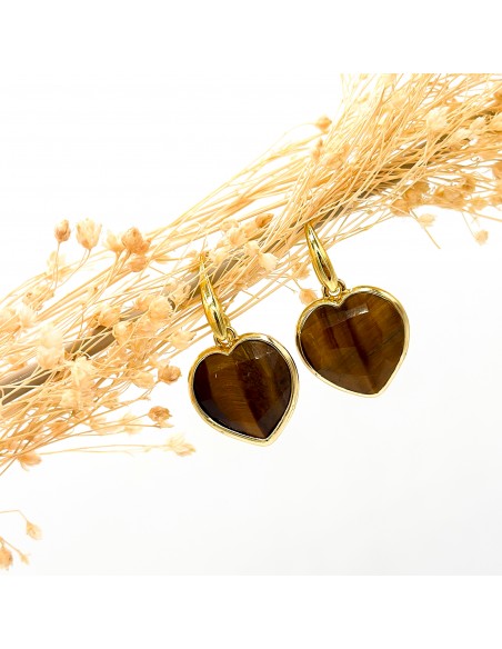 Pendientes de Ojo de Tigre – Protección & Coraje