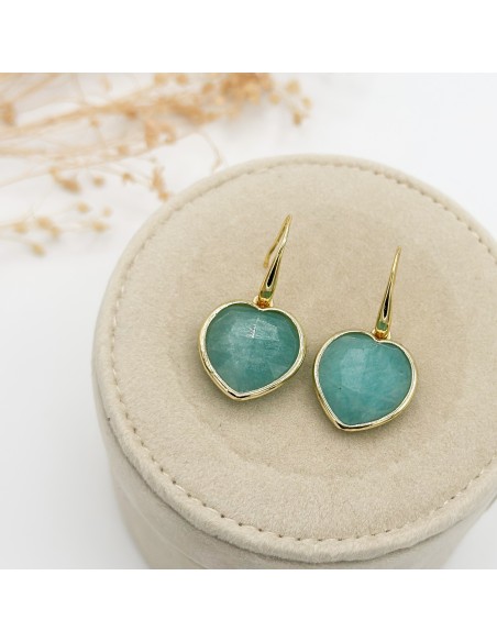 Brincos de Amazonite – Calma & Harmonia