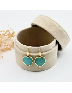 Brincos de Amazonite – Calma & Harmonia