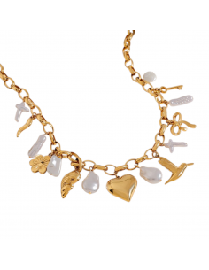 COLLAR ALEGRIA DE ACERO INOXIDABLE