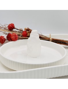 Torre de Selenita 5cm para purificación y equilibrio energético