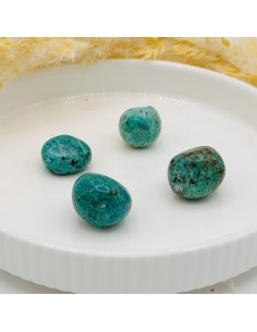 Crisocola rolada 2 a 3 cm pedra natural 2