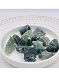 Ágata musgo em bruto 3 cm pedra natural