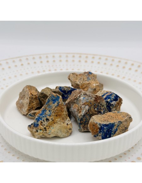 Azurite em bruto para intuição profunda, clareza mental e expansão consciente da perceção interior