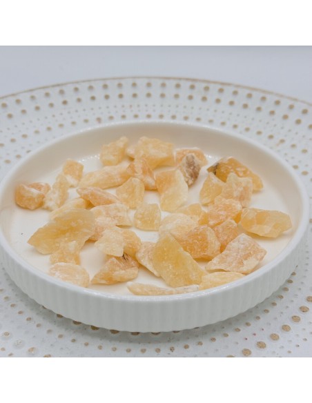 Calcite Amarela em Bruto 1 a 2 cm | Tenda Gaia