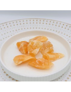 Calcite amarela em bruto que promove vitalidade, clareza interior e equilíbrio energético