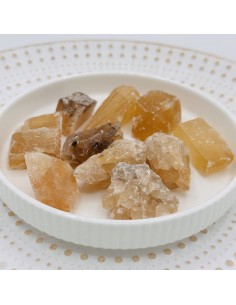 Calcite mel em bruto para luz interior equilíbrio emocional e fortalecimento do plexo solar