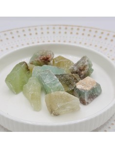 Calcite Verde Bruto 2 a 3 cm pedra natural