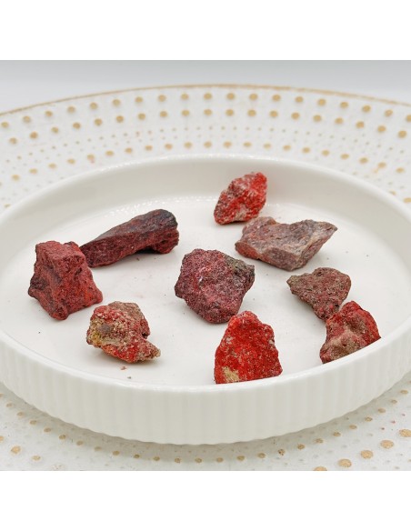 Cinábrio em bruto para poder pessoal transformação energética e ativação da força interior