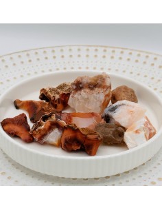 Cornalina em bruto para vitalidade, criatividade desperta e força interior