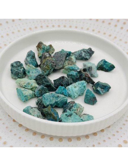 Crisocola em bruto 1 a 2 cm pedra natural