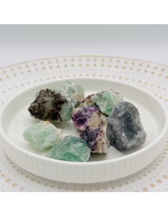 Fluorite em bruto 3 a 4 cm pedra natural