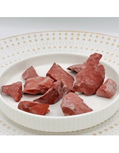 Jaspe vermelho em bruto para força interior, enraizamento energético e vitalidade espiritual