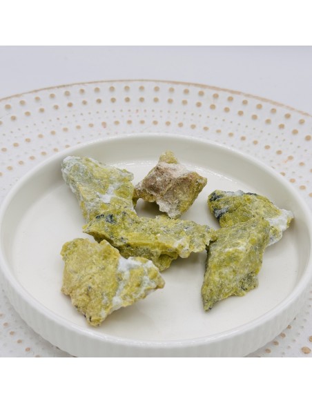 Lizardite em bruto para cura emocional, serenidade e equilíbrio energético